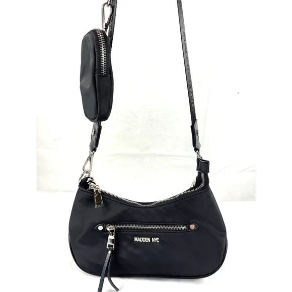 Steve Madden Bvital-S Crossbody bag nylon Black new - Picture 2 of 9